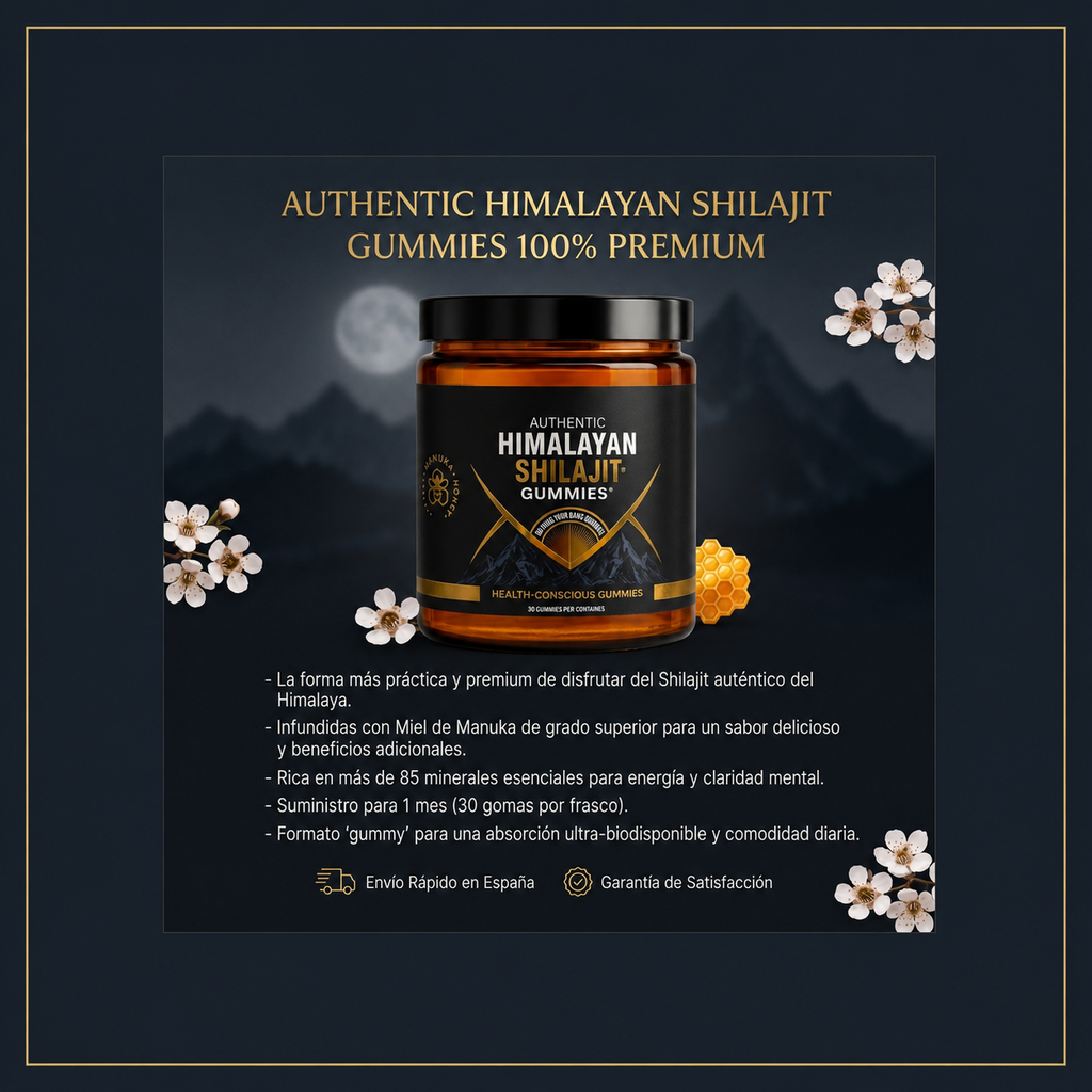 AUTHENTIC HIMALAYAN SHILAJIT GUMMIES 100% PREMIUM.